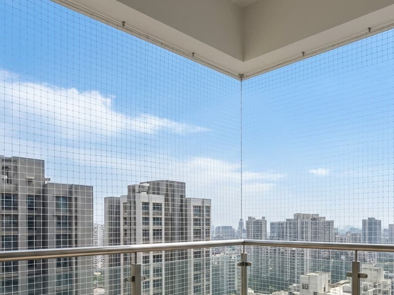 Window & AC Duct Pigeon Protection Net